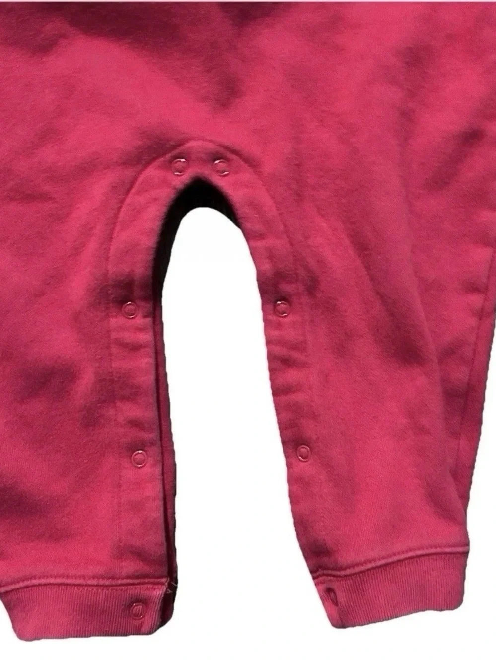 OshKosh B'gosh Red Hooded Baby Footie with Basketball Embroidery